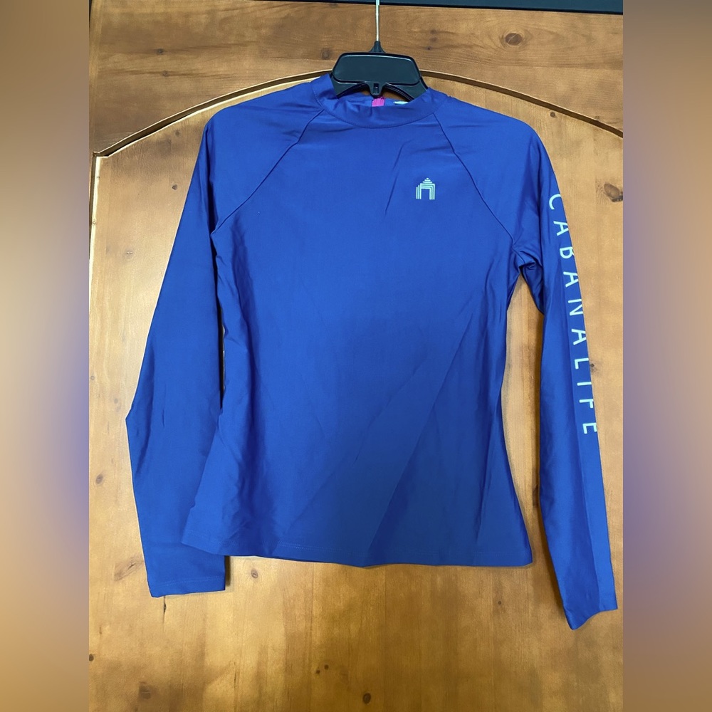 NWT Cabana Life Rash Guard Top Size Small